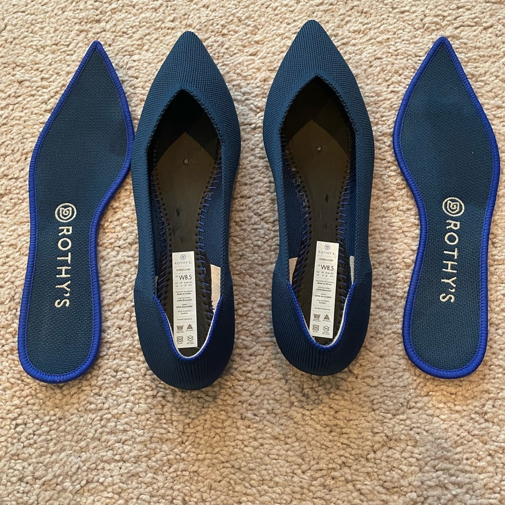 Size 8.5 Rothy’s Poseidon points
